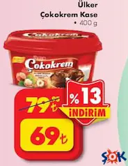 ÜLKER ÇOKOKREM KASE 400 G
